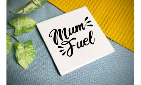 Mum Fuel Ceramic Coaster